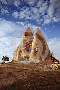 Cappadocian landscape, Turkey