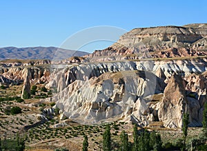 Cappadokia mountains