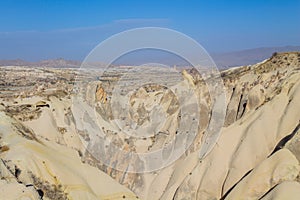 Cappadokia rock towers and cave houses