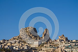 Cappadokia rock towers and cave houses