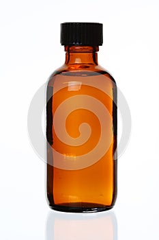 Capped Generic Medicine Bottle