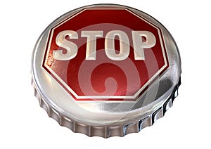 Capped Limit Stop Sign Cap