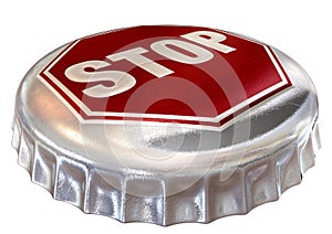 Capped Limit Stop Sign Cap