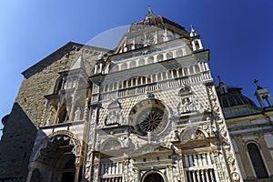 Cappella Colleoni, Bergamo cathedral, Italy: facade