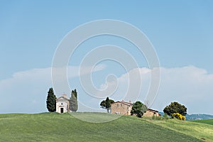 Cappella della Madonna di Vitaleta church in Tuscany