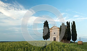 Cappella di Vitaleta in Tuscany