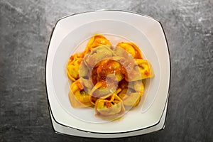 Cappelletti with Tomato Sauce