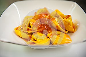 Cappelletti with Tomato Sauce