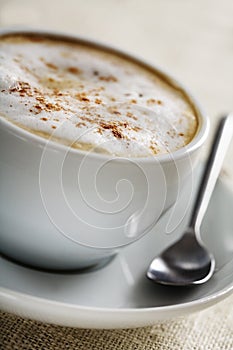 Cappuccino closeup