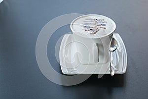 Cappuccino co ffee cup ,Hot coffee