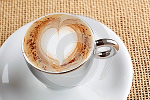 Cappuccino coffee cup