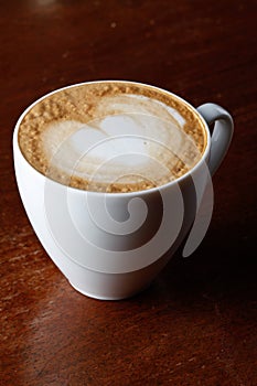 Cappuccino coffee cup