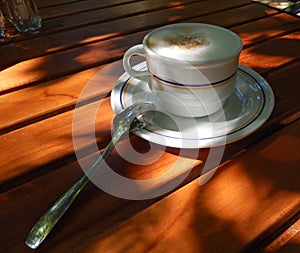 Cappuccino coffee cup