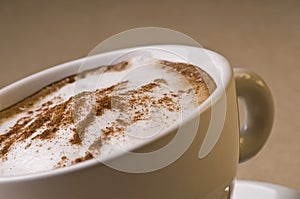 Cappuccino coffee cup