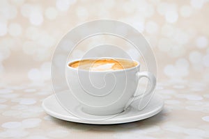 Cappuccino with decoration