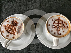 A cappuccino is an espresso-based coffee drink.