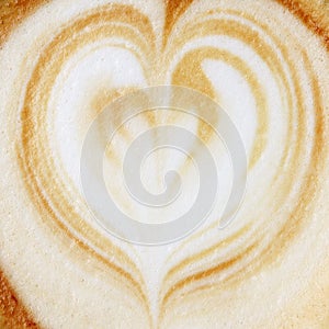 Cappuccino heart