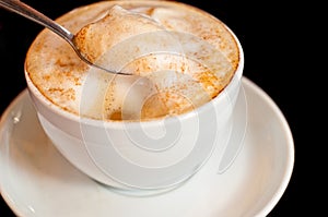 Cappuccino isolated