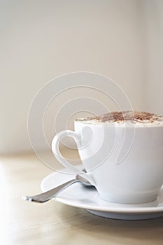 Cappuccino In A Porcelain Cup