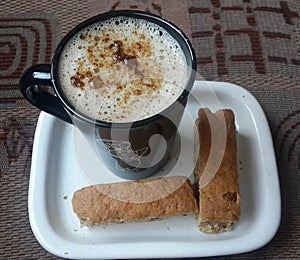 Cappuccino and Rusks