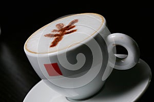 Cappucino with RMB sign photo