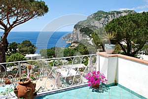 Capri, Balcony view