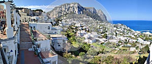 Capri - Foto panoramica dalla piazzetta