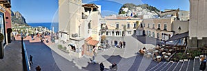 Capri - Foto panoramica della piazzetta