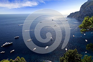 Capri island coast