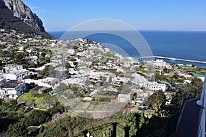 Capri - Panorama dal belvedere della piazzetta