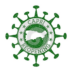 Capri Reopening Stamp.