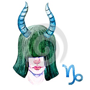 Capricorn horoscope raster