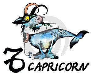 Capricorn illustration photo