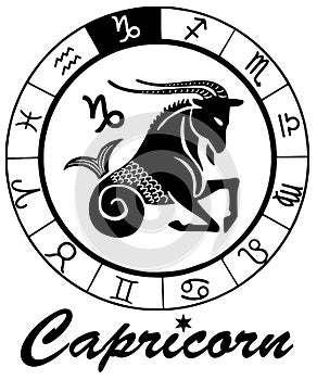 Capricorn Star Sign Symbol