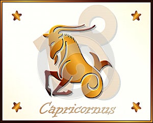Capricornus zodiac star sign photo