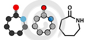 Caprolactam, the building block of Nylon-6 (polycaprolactam) plastic