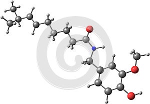 Capsaicin molecular structure