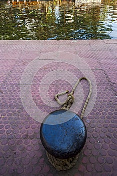 Capstan at Boat Jetty Alappuzha waterways