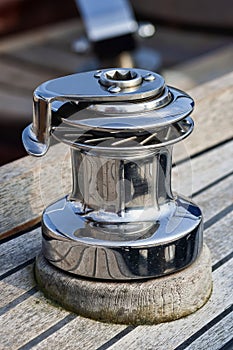 Capstan on a Sailboat