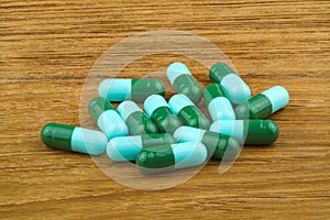 Capsule of antibiotic