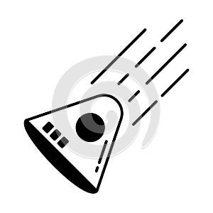 Capsule Half Glyph and Line mixing Vector icon which can easily modify or edit photo