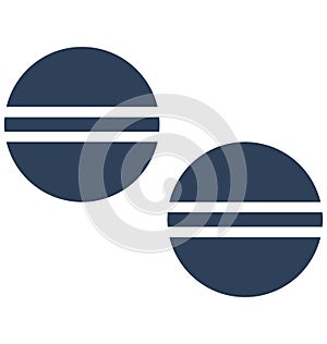 Capsule Isolated Vector icon that can easily modify or edit