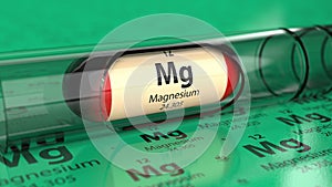 Capsule with Magnesium Mg