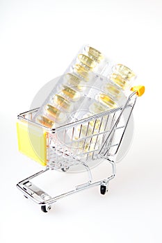 Capsule in trolley