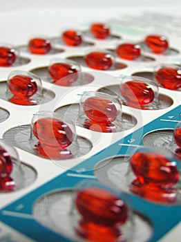 Capsules In A Blister Pack