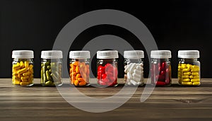 capsules containing natural supplements
