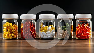 capsules containing natural supplements