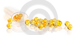 Capsules of fish oil