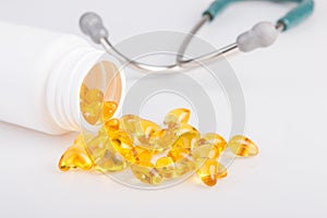 Capsules of fish oil