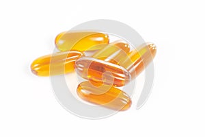 Capsules with lecithin / Vitamins supplementary food